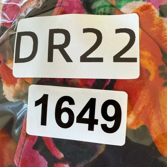 Diane von Furstenberg Silk Black Floral Print Silk Midi Dress size 6 (S) - Picture 16 of 16